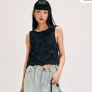 Free People Faded Gardens Tank Top